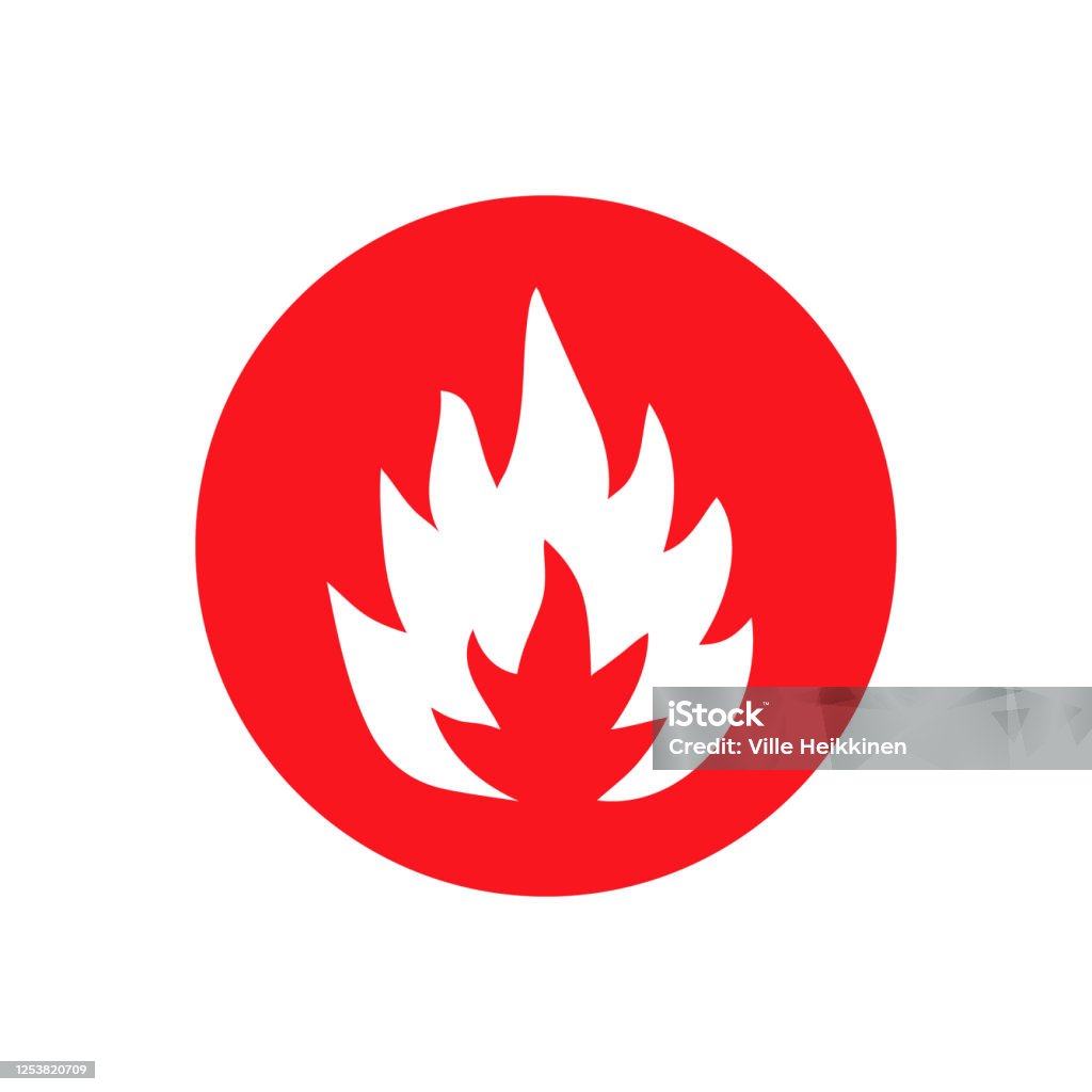 Biểu Tượng Bao Bì Dễ Cháy Biểu Tượng Logo Lửa Dấu Hiệu Nguy Hiểm ...
