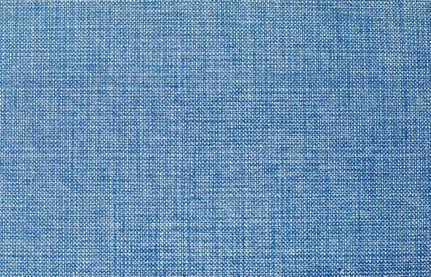 Photo of A vintage cloth book cover with a blue screen pattern.