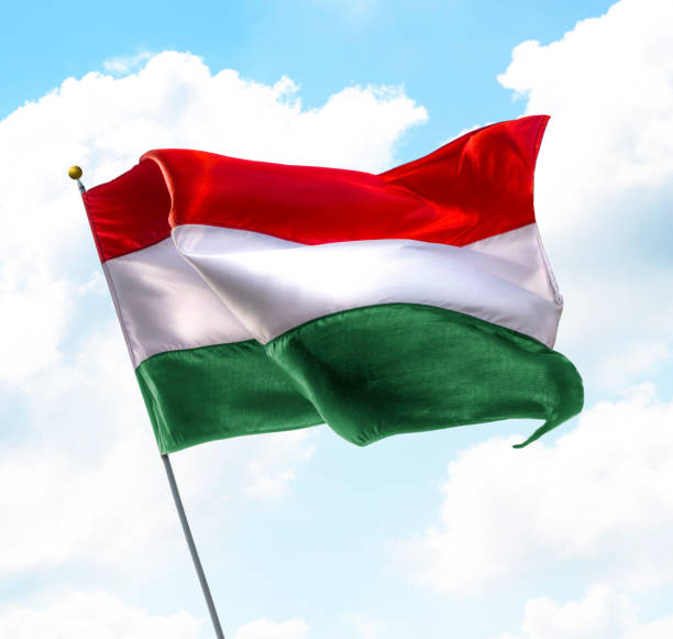 bandera de hungría - hungarian flag fotografías e imágenes de stock