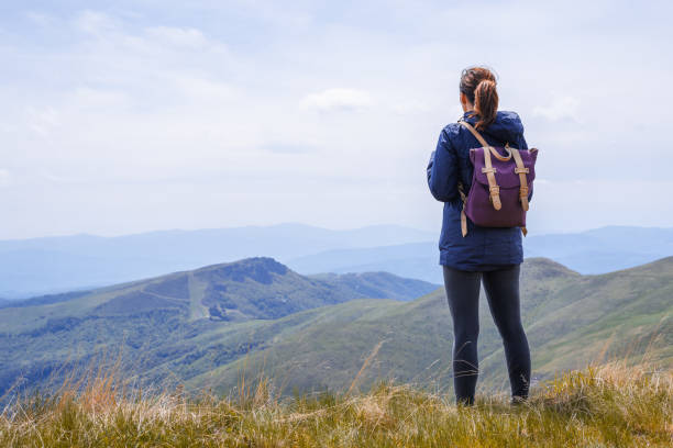 istock Woman hiking 1253825059