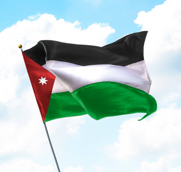 istock Flag of Jordan 1253825753