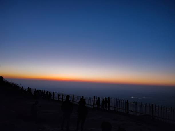 People waiting for sunrise