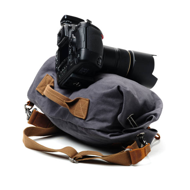 istock Backpack from fabric of color blue 1253826704