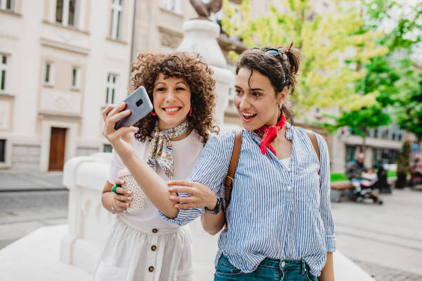 istock Taking selfie on a city break 1253832959