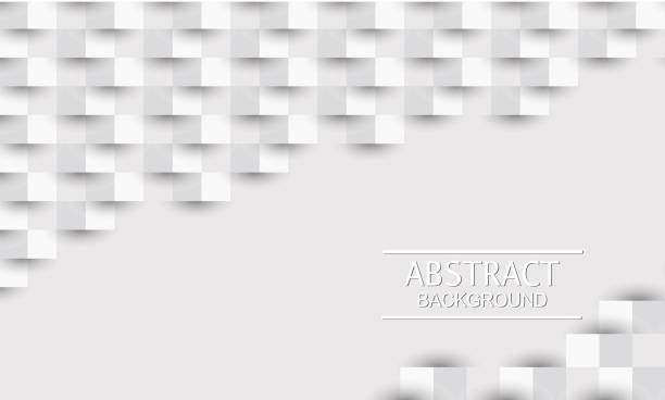 istock White abstract texture. Vector background 3d paper art style can be used in cover design. 1253835992