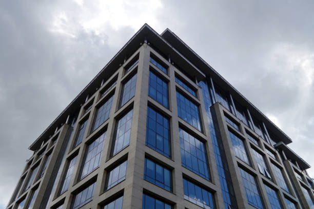 istock Office center building in Minsk. 1253849889