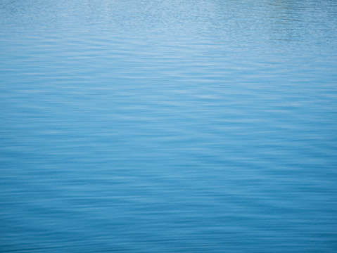 Blue water surface texture for background