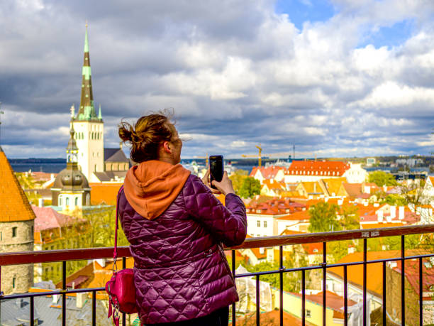 istock Tourist in Tallinn 1253851998
