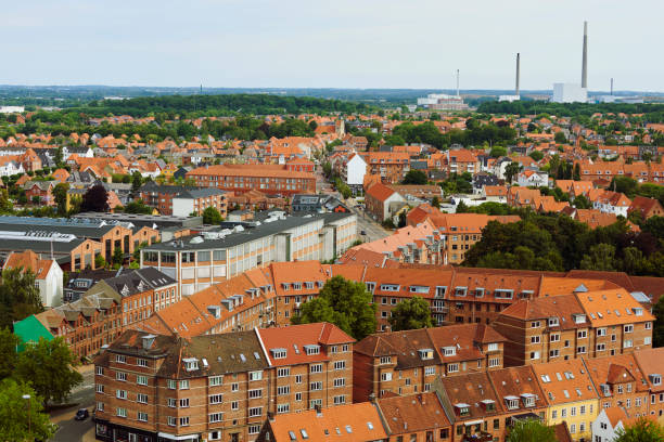 Odense central residential area