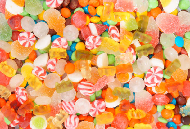 istock Colorful fruit candies background 1253863765