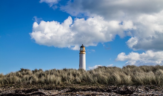 Barns Ness Lighthouse.