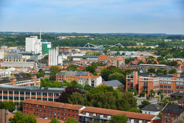 istock Odense Harbor area and 