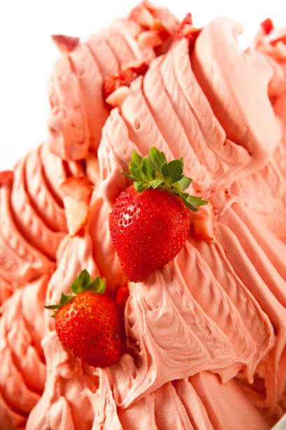 istock Strawberry ice cream with toppings 1253875519