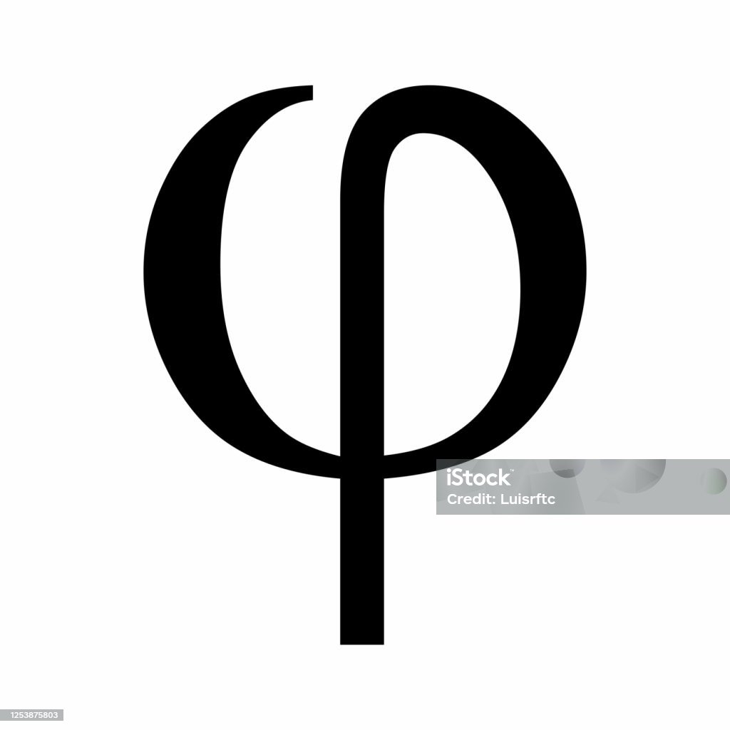 Phi Greek Letter Icon Stock Illustration - Download Image Now - Greece,  Alphabet, Symbol - iStock