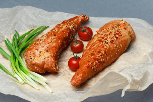 istock Smoked turkey breast 1253879895