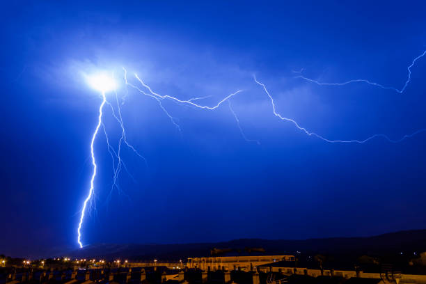 istock An image of Lightning in the night 1253880338