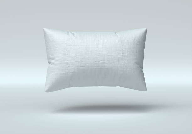 maquette d’oreiller rectangle. rendu 3d - pillow photos et images de collection