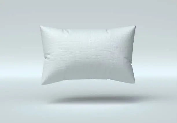 Rectangle Pillow Mockup. 3d Render