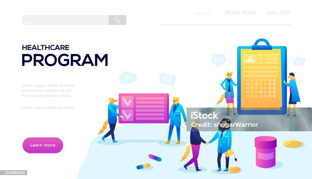 Health Programs Graphics Healthcare Program Stock Illustration - Download Image Now ...