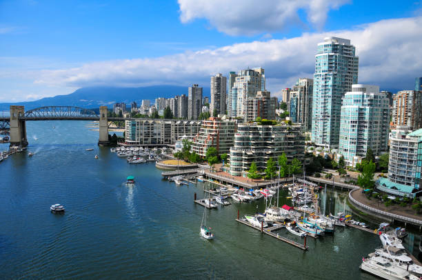 istock Beautiful boat port scenery in Vancouver 1253889126