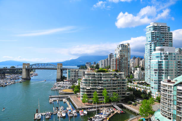 istock Beautiful boat port scenery in Vancouver 1253889175