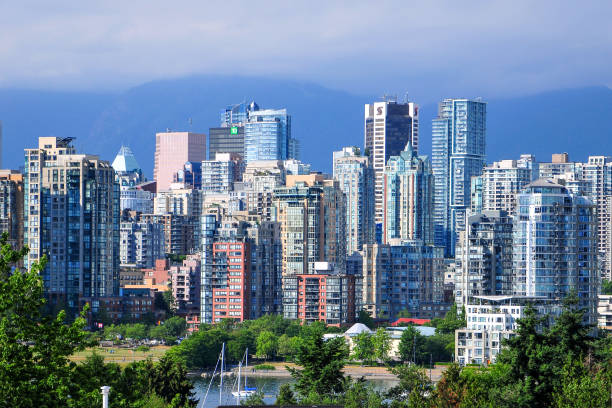 istock Beautiful high apartments scenery in Vancouver 1253889200