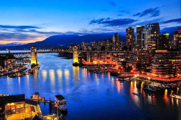 istock Beautiful boat port scenery in Vancouver 1253889317