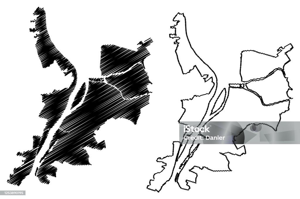 アストラハン市マップベクトルイラスト落書きスケッチアストラハンマップ市 いたずら書きのベクターアート素材や画像を多数ご用意