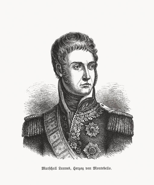 istock Jean Lannes (1769-1809), French military commander, wood engraving, published 1893 1253892312