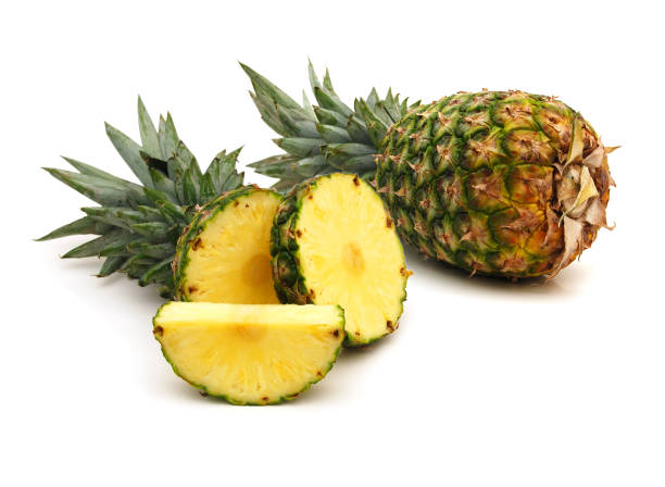 istock ripe whole pineapple isolated on white background 1253905723