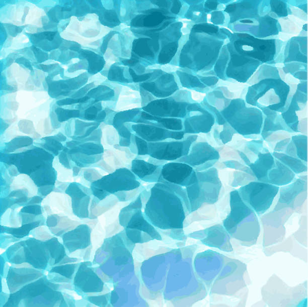 Water Surface Background Vector illustration of the water surface background holiday vacations party mirrored pattern stock illustrations