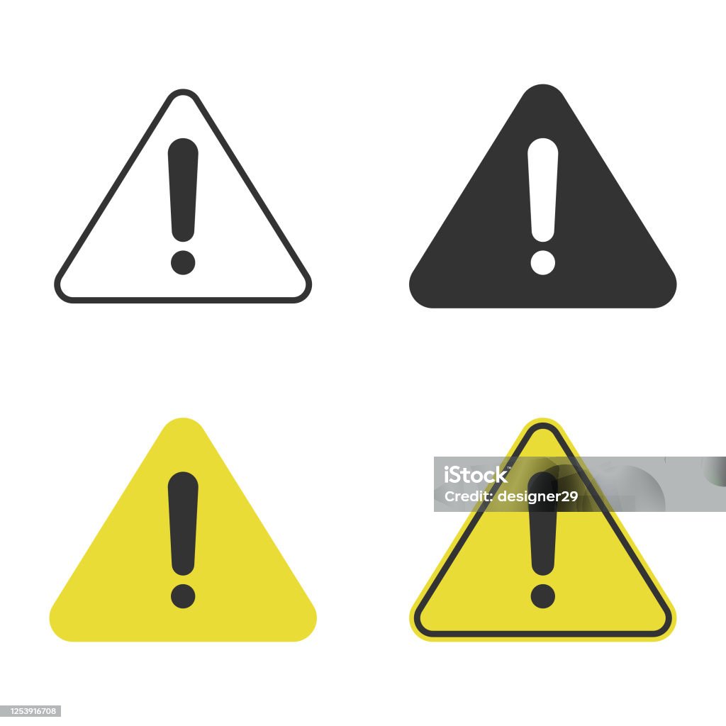 Triangle Caution and Warning Icon Set Vector Design. Scalable to any size. Vector Illustration EPS 10 File. Icon Symbol stock vector Triangle Caution and Warning Icon Set Vector Design. Scalable to any size. Vector Illustration EPS 10 File. Icon Symbol stock vector