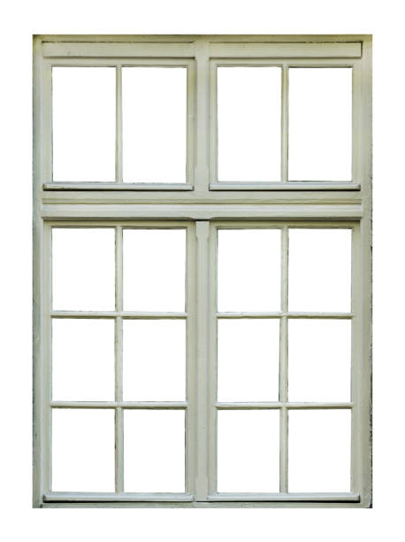 istock Vintage wooden window 1253918122