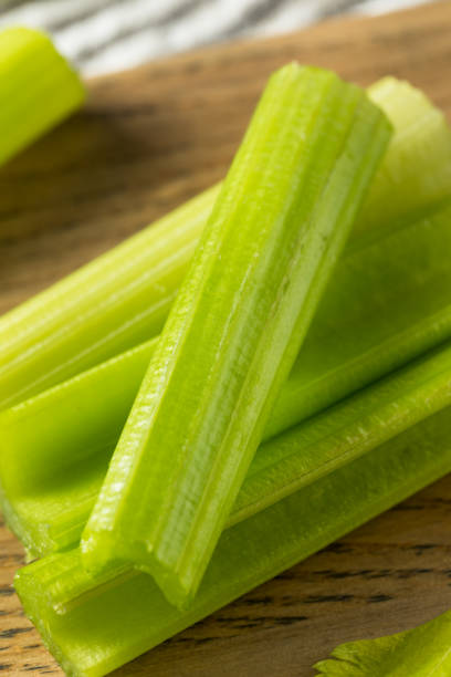 istock Organic Green Cut Celery Sticks 1253918282