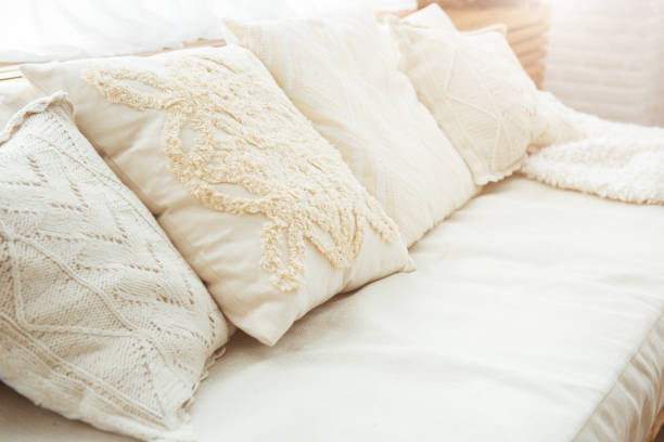 istock Pillows on sofa room interior decoration background 1253928966