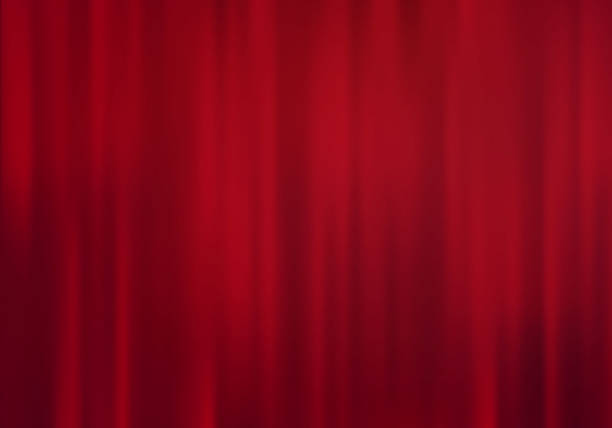 Abstract Minimal Red Background. Vector curtain Illustration. Ruby Colored Bg. Abstract Minimal Red Background. Vector curtain Illustration. Ruby Colored Backdrop. stage curtain stock illustrations