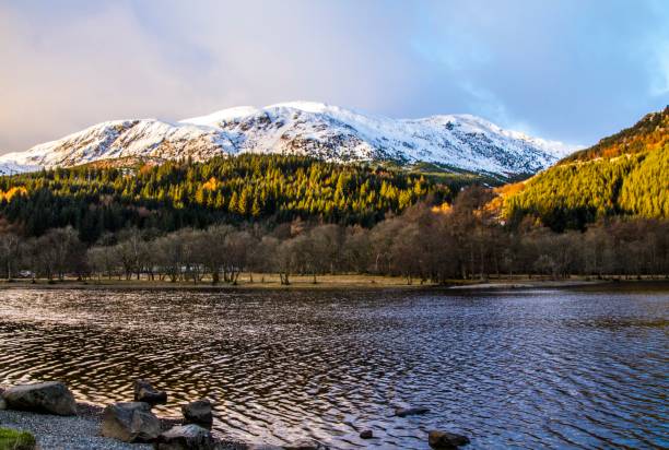 istock Winter Morning At Loch Lubnaig. 1253936088