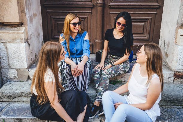 istock Life is better with friends like these 1253945655