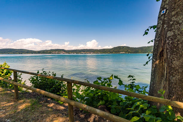 istock Premium hiking trail Seegang on Lake Constance 1253950473
