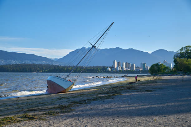 istock Sailboat Wreck Kitsilano Vancouver 1253950508