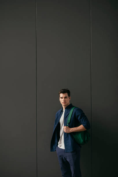 istock Portrait of Boy College Student 1253950645
