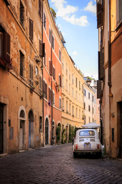 istock Typical street in Rome , Italy 1253952939
