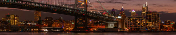 istock The Ben Franklin Bridge and Philadelphia Skyline 1253953640