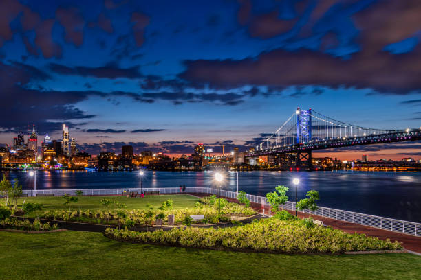 Philadelphia Skyline at Blue Hour