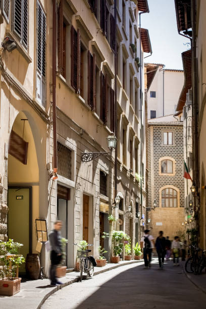 istock Typical street in Florence, Italy 1253956695