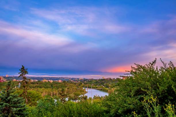 istock Colorful Sky Over The Bow River 1253959971