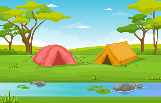 Ilustración de Camping Aventura Al Aire Libre Parque Río Paisaje Paisaje Ilustración De Dibujos Animados y más Vectores Libres de Derechos de Agua - iStock Ilustración de Camping Aventura Al Aire Libre Parque Río Paisaje Paisaje Ilustración De Dibujos Animados y más Vectores Libres de Derechos de Agua - iStock