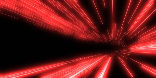 istock 3D abstract background with neon lights. 3d illustration 1253977620
