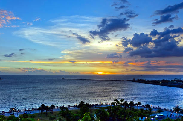 istock Tropical Sunset in Southern Taiwan 1253984575