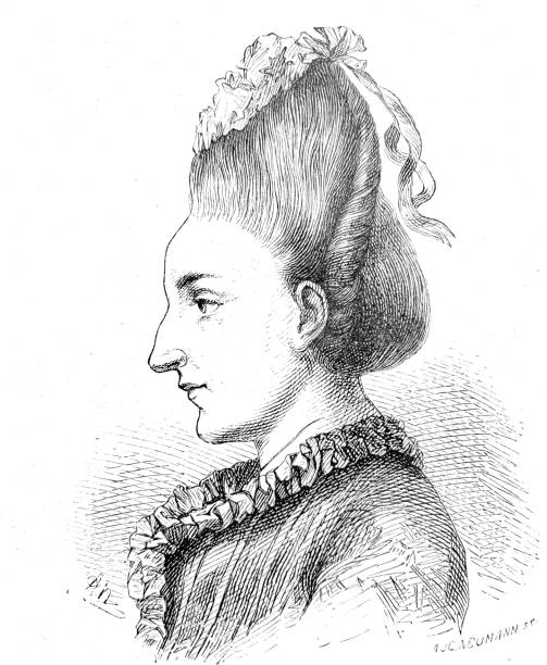 istock Sister  of Goethe, portrait side view 1253990072